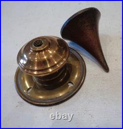 Casque à pointe, spikehelmet Rare pointe modèle 95 dévissante en laiton. WW. 1