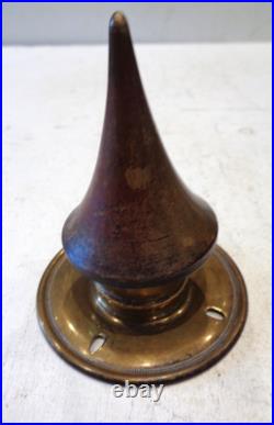 Casque à pointe, spikehelmet Rare pointe modèle 95 dévissante en laiton. WW. 1