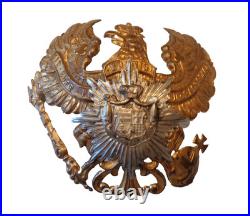 Casque à pointe, spikhelmet Rare plaque du Duché d' Oldembourg, modèle 95, WW. 1