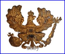 Casque à pointe, spikhelmet Rare plaque du Duché d' Oldembourg, modèle 95, WW. 1