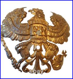 Casque à pointe, spikhelmet Rare plaque du Duché d' Oldembourg, modèle 95, WW. 1