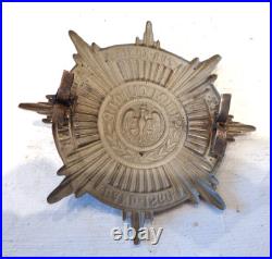 Casque à pointe, spikhelmet, pickelhaub Rare plaque de shako de la Garde Prusse