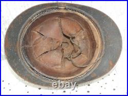 Casque adrian M-15 artillerie jus grenier poilu 14 18 wwi ww1