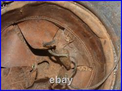 Casque adrian M-15 artillerie jus grenier poilu 14 18 wwi ww1