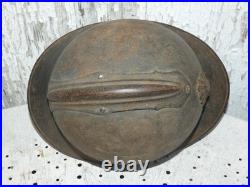 Casque adrian M-15 infanterie jus grenier poilu 14 18 wwi ww1