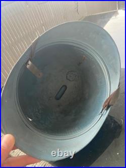 Casque adrian artilleur 1915 ww1 avec plaque et jugulaire