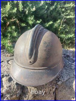 Casque adrian de poilu 14 18 Infanterie complet ww1