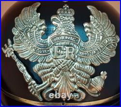 Casque allemand Pickelhaube Iron Helmet Prussian Militaria FR Badge WW1