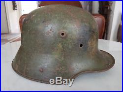 Casque allemand Stahlhelm modèle 1916 ww1 helmet 1914 / 18 très bel état grenier