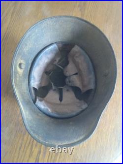 Casque allemand ww1.14.18 Avec Intérieure Ww2 Rare Un Casque A Fait Les 2 Guer