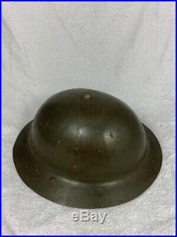 Casque brodie à identifier officier trench WW1 1916 Somme Flandres Ypres