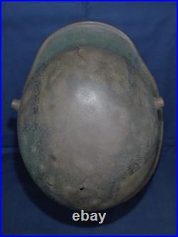 Casque camouflage allemand ww1. M-16/M-17. Size 64. Liner. Named