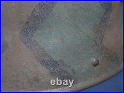 Casque camouflage allemand ww1. M-16/M-17. Size 64. Liner. Named