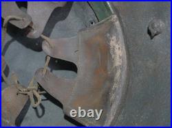 Casque camouflage allemand ww1. M-16/M-17. Size 64. Liner. Named