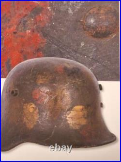 Casque de combat allemand en acier Lock Stahlschutzhelme 1915-1918 casque mil