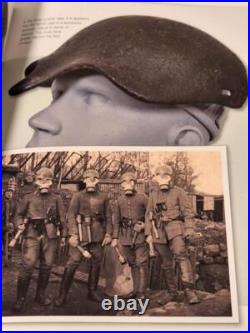 Casque de combat allemand en acier Lock Stahlschutzhelme 1915-1918 casque mil