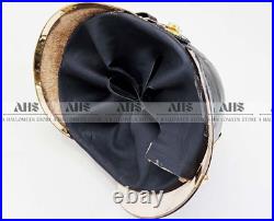 Casque en cuir allemand Pickelhaube de la Première Guerre mondiale casque