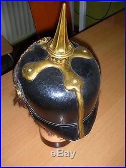 Casque officier Bavarois pickelhaube, helmet sthalhelm