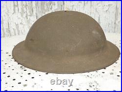 Casque us américain modèle 1917 wwi insigne 4ème division infanterie