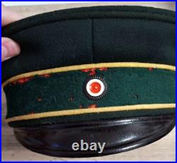 Casquette allemande ww1 chasseur à cheval troupe /sous officier