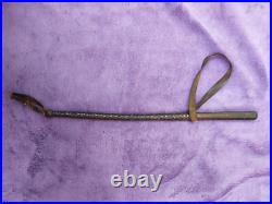 Cavalerie Belle cravache d'officier de cavalerie de la 1ere guerre mondiale