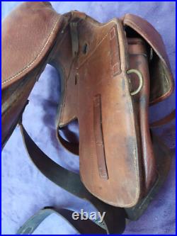 Cavalerie Sacoches d'ifficier de cavalerie de la 1ere guerre mondiale