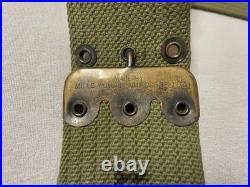 Ceinture Web originale US WW1 Mills M1912, 1914, officier nommé, AEF