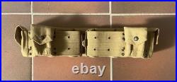 Ceinturon Cartouchière Mills Pressions Aigle Us Army Ww1 100% Original Occasion