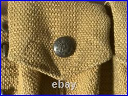 Ceinturon Cartouchière Mills Pressions Aigle Us Army Ww1 100% Original Occasion
