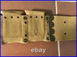 Ceinturon Cartouchière Mills Pressions Aigle Us Army Ww1 100% Original Occasion