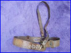 Ceinturon Sam brown belt d'officier britannique 1ere guerre mondiale