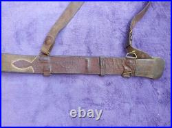 Ceinturon Sam brown belt d'officier britannique 1ere guerre mondiale