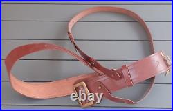 Ceinturon cuir XXL porte sabre Mle 1918 Baudrier Officier Français ORIGINAL SUP