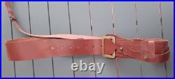 Ceinturon cuir XXL porte sabre Mle 1918 Baudrier Officier Français ORIGINAL SUP