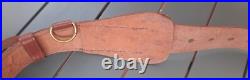 Ceinturon cuir XXL porte sabre Mle 1918 Baudrier Officier Français ORIGINAL SUP