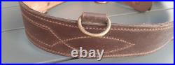 Ceinturon cuir XXXL porte sabre Mle 1918 Baudrier Officier Français ORIGINAL SUP
