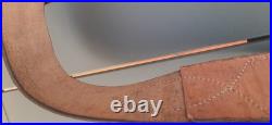 Ceinturon cuir XXXL porte sabre Mle 1918 Baudrier Officier Français ORIGINAL SUP