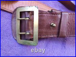 Ceinturon d'officier français avec baudrier WW1 et WW2