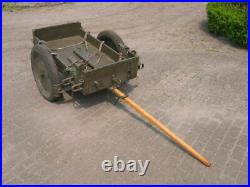 Chariot remorque à munitions Armée militaire army ammunition cart