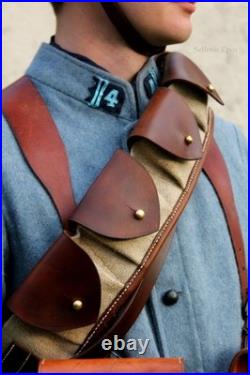 Collier à cartouches modèle 1918 cavalerie française reproduction