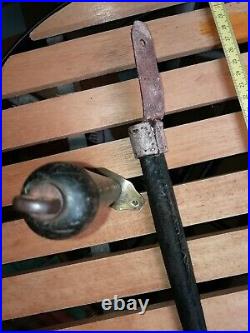 Couteau 1833 marine tranchée WW1 fourreau reconstitué