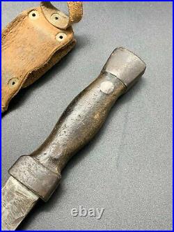 Couteau tranchée Berthier fourreau italien 1914 1918 WW1 nettoyeur