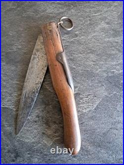 Couteau ww1 coupe du rasoir lézard barge tarry le vengeur 1915