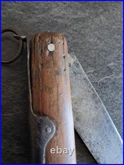 Couteau ww1 coupe du rasoir lézard barge tarry le vengeur 1915