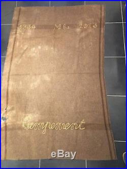 Couverture couvre-pieds français 1913 WW1 poilu tranchée as de carreau 1914 1918