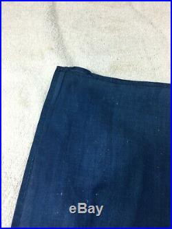 Cravate de poilu en calicot gris de fer bleuté piou piou 1914 matriculée