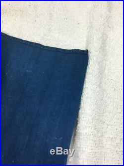 Cravate de poilu en calicot gris de fer bleuté piou piou 1914 matriculée