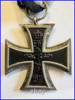 Croix de Fer 2e Classe 1914 WW1 Originale + Ruban Eisernes Kreuz EK2