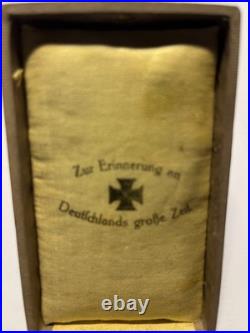 Croix de fer 1813 1914 poinçonnée avec son étui d'origine