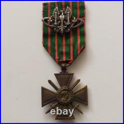 Croix de guerre d'un soldat de 1914 1918 argent